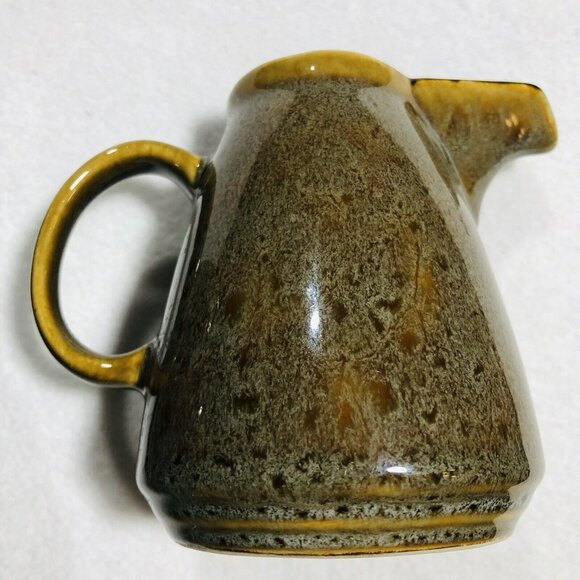 Gourmet Expressions Creamer Sugar Bowl Set Stoneware Speckled Retro Tableware - Picture 7 of 12